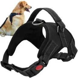 Imbracatura di sicurezza senza pressione per cani HASEN / Nera