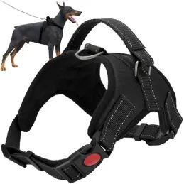 Imbracatura di sicurezza senza pressione per cani HASEN / Nera