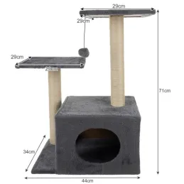 Albero per gatti CAT TREE 710 mm / Grigio