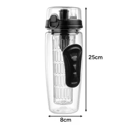 Borraccia sportiva con contenitore per frutta FRUITS 1L