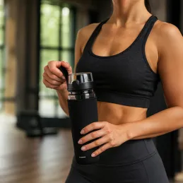 Borraccia sportiva con contenitore per frutta FRUITS 1L
