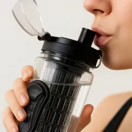 Borraccia sportiva con contenitore per frutta FRUITS 1L