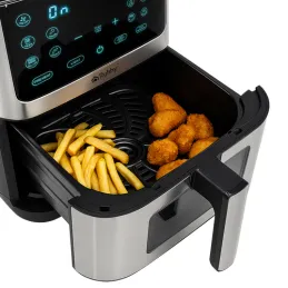 Friggitrice ad aria calda XXL - 8L / Nera