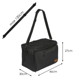 Borsa termica portapranzo XXL 30L / Nera