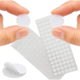 250 pezzi di chiusure a strappo autoadesive da 18 mm / Bianco