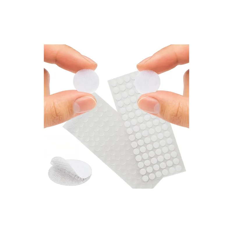 250 pezzi di chiusure a strappo autoadesive da 18 mm / Bianco