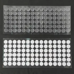 250 pezzi di chiusure a strappo autoadesive da 18 mm / Bianco