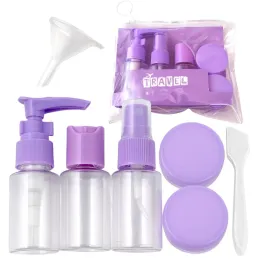 Set da viaggio di contenitori e flaconi per cosmetici HOLIDAY / Viola
