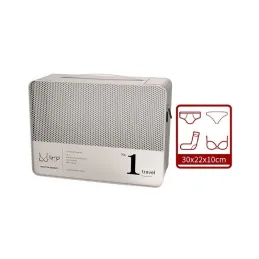 Set da viaggio 7 pezzi per abbigliamento e cosmetici TRAVEL LUX / Nero