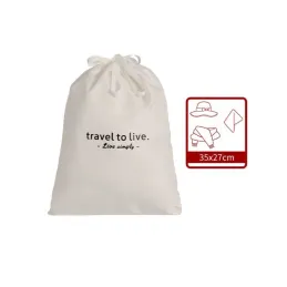 Set da viaggio 7 pezzi per abbigliamento e cosmetici TRAVEL LUX / Nero