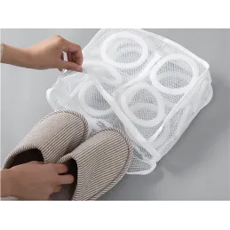 Sacca per scarpe da lavatrice / Bianca