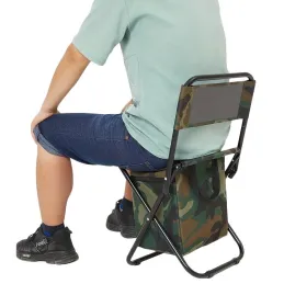 Sedia pieghevole con borsa per la pesca e il campeggio FISHING MINI