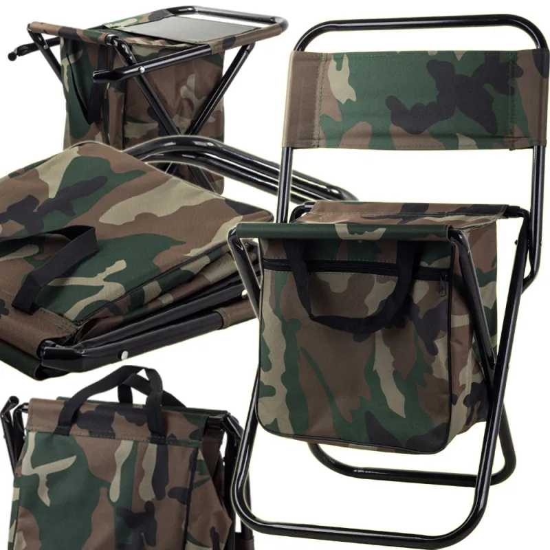 Sedia pieghevole con borsa per la pesca e il campeggio FISHING MINI