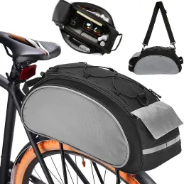 Borsa da bicicletta impermeabile XXL TRIP / Nera