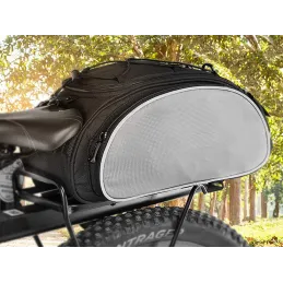 Borsa da bicicletta impermeabile XXL TRIP / Nera