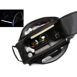 Borsa da bicicletta impermeabile XXL TRIP / Nera