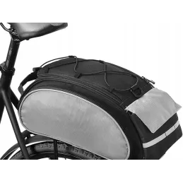 Borsa da bicicletta impermeabile XXL TRIP / Nera