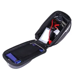 Borsa da telaio per bicicletta con custodia per telefono SOUL / Nera