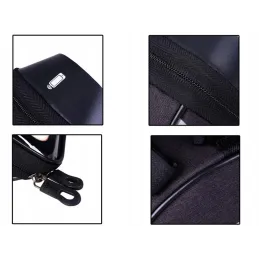 Borsa da telaio per bicicletta con custodia per telefono SOUL / Nera