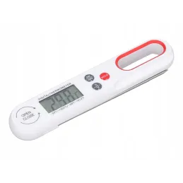 Termometro pieghevole per alimenti con display LCD THERMO LED / Bianco