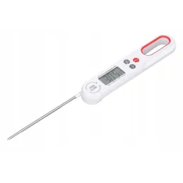 Termometro pieghevole per alimenti con display LCD THERMO LED / Bianco