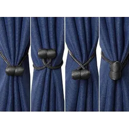 Set da 2 pezzi - Fermatende magnetici decorativi PINS / Nero
