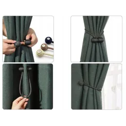 Set da 2 pezzi - Fermatende magnetici decorativi PINS / Nero