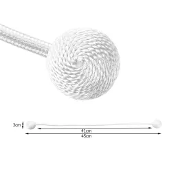 Set da 2 pezzi - Fermatende magnetici decorativi PINS / Bianco