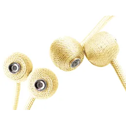 Set da 2 pezzi - Fermatende magnetici decorativi per tende PINS / Oro