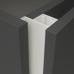 Profilo maniglia verticale per anta OLYMP laterale / Bianco opaco