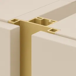 Profilo maniglia verticale per ante OLYMP centrale / Oro opaco