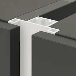 Profilo maniglia verticale per ante OLYMP centrale / Bianco opaco