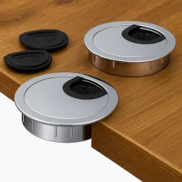 Passacavi LINDA 60 / Cromo lucido