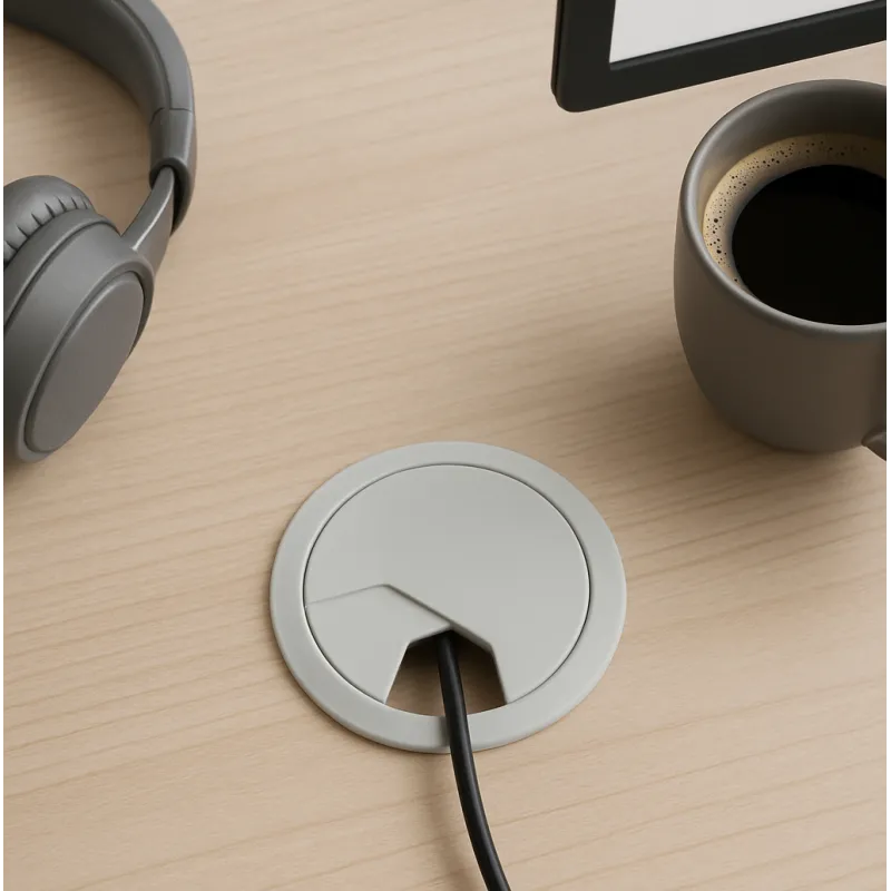 Passacavo in PVC 60 mm / Grigio