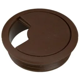 Passacavi in PVC 60 mm / Marrone scuro