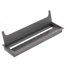 Passacavi per cavi MERIDA 280 x 80 mm / Nero