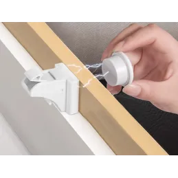Serratura magnetica di sicurezza - 10 pezzi MAGNETICO / Bianca