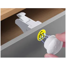Serratura magnetica di sicurezza - 10 pezzi MAGNETICO / Bianca