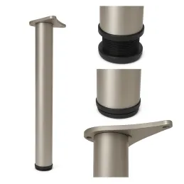 Gamba per tavolo CLASSIC 60 mm / Nichel satinato