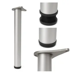 Gamba per tavolo CLASSIC 60 mm / Argento