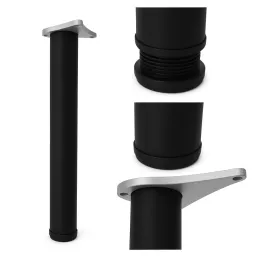 Gamba da tavolo CLASSIC 60 mm / Nero opaco