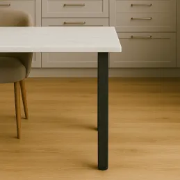 Gamba da tavolo GENEVA / Nero opaco