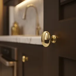 Pomello CIRCLE / Oro lucido