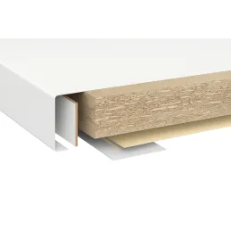 Piano di lavoro PFLEIDERER Bianco cristallo / U11026 SD