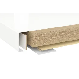 Piano di lavoro PFLEIDERER Bianco cristallo LUCIDO / U11026 HS