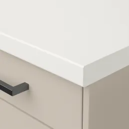 Piano di lavoro PFLEIDERER Bianco cristallo / U11026 SD