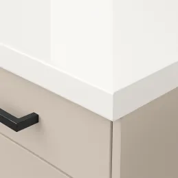 Piano di lavoro PFLEIDERER Bianco cristallo LUCIDO / U11026 HS