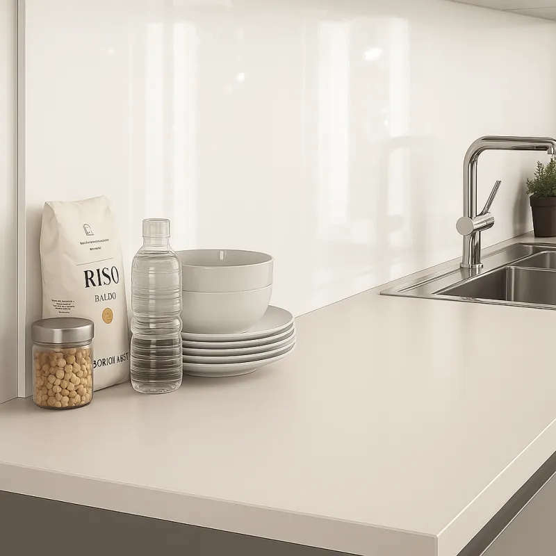 Schienale PFLEIDERER Bianco cristallo lucido / U11026HS