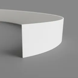 Bordo in laminato Bianco cristallo 4100 x 45 mm / U11026 SD
