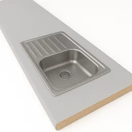 Piano di lavoro PFLEIDERER Grigio chiaro / U12187 SD